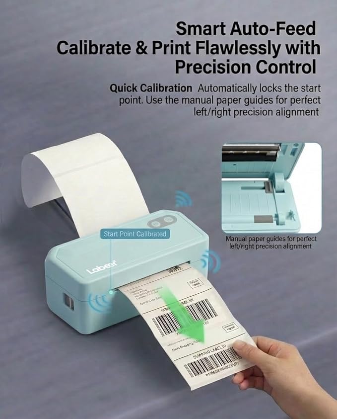 Labeer Bluetooth Thermal Shipping Label Printer, Wireless 4x6 Label Printer - Image 6