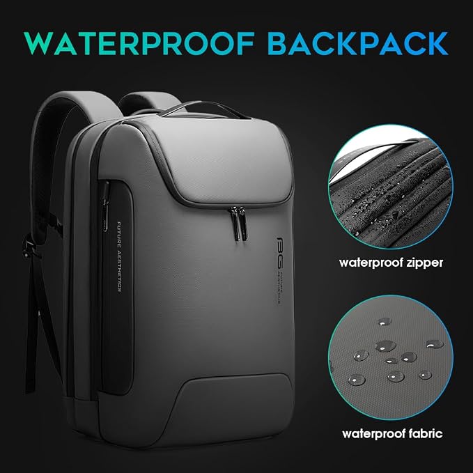 BANGE Anti Theft Backpack With TSA Lock, Waterproof Backpacks With YKK Zipper - Image 5
