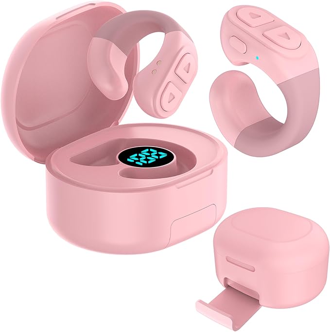 TikTok Scrolling Ring Remote, Hands‑Free Scroll/Like/Next/Volume Control by SSOBZELR