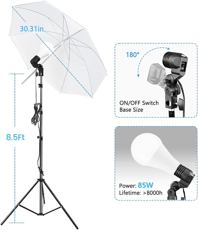 SLOW DOLPHIN 10 x 8.5 ft Photography Photo Video Studio Background Stand - Image 4