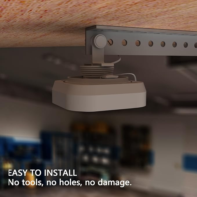 Zwolf No-Drill Mount Bracket for Chamberlain Garage Door Opener Damage-Free - Image 4
