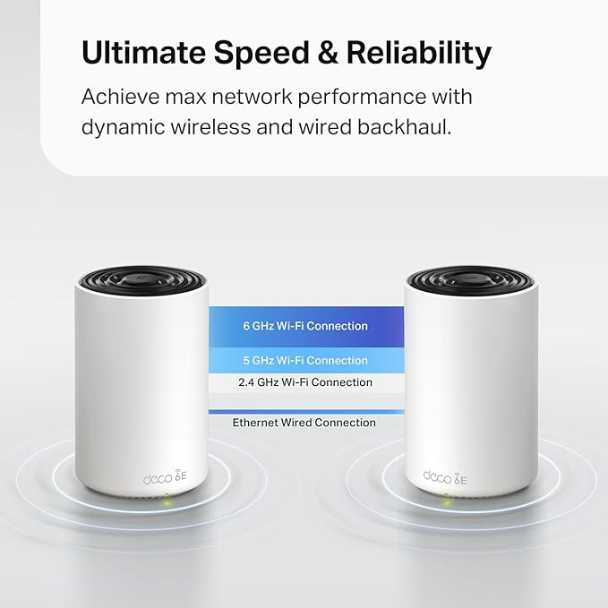 TP-Link Deco XE70 Pro AXE4900 Tri-Band WiFi 6E Mesh WiFi System - Image 7