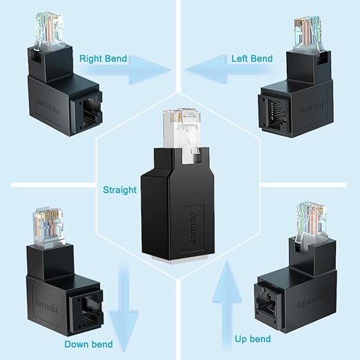 2PCS RJ45 to RJ46 Shielded Coupler Adapter - Image 5