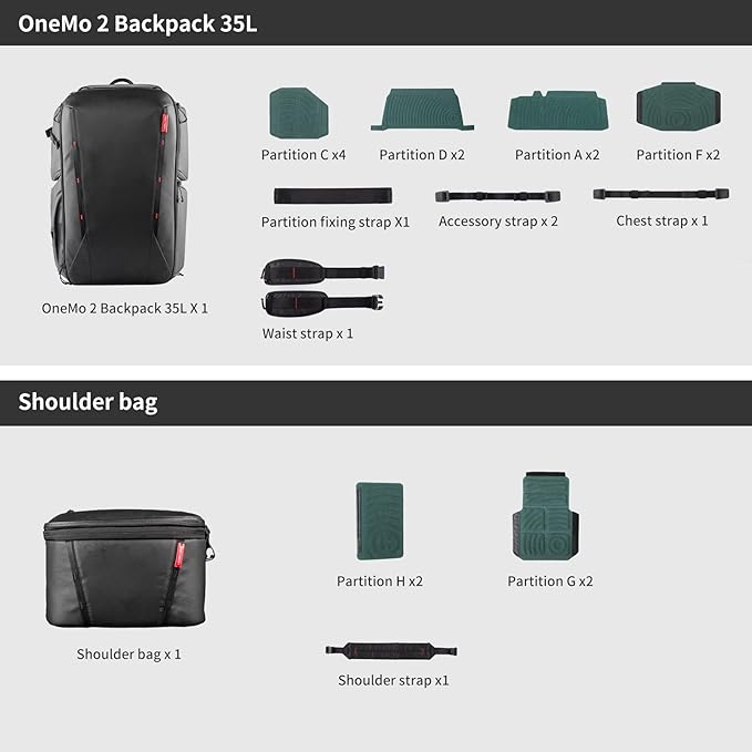 PGYTECH OneMo 2 35L-45L Camera Backpack - Image 6