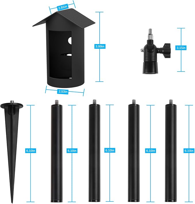 Security Camera Ground Stake Heavy Duty Stand Mount - Image 5