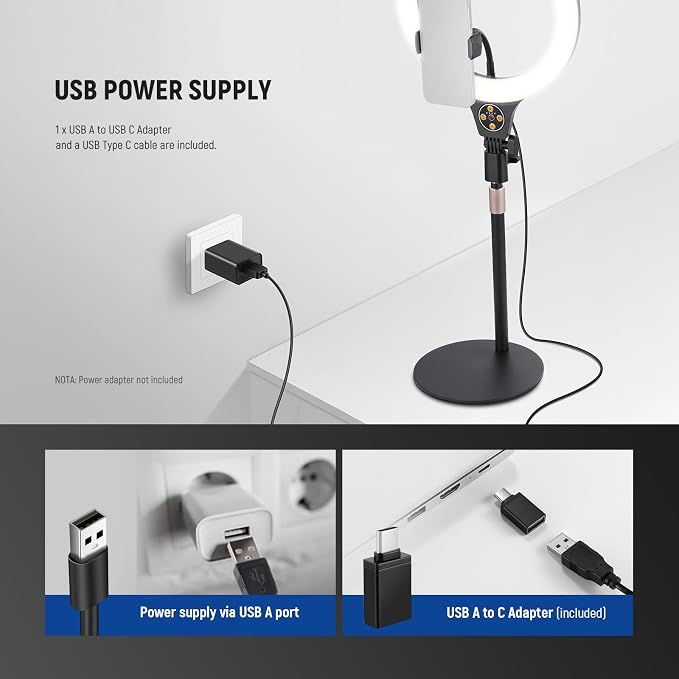 NEEWER Entry Level Version 10.5" Desk Ring Light - Image 7