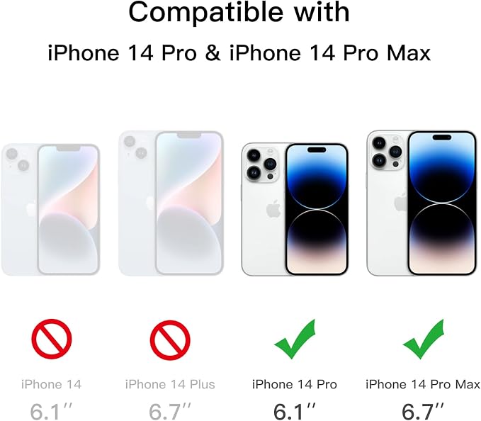 JETech Camera Lens Protector for iPhone 14 Pro 6.1-Inch and iPhone 14 Pro Max - Image 2