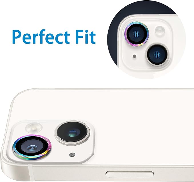 for iPhone 15 and 15 Plus Camera Lens Protector, Anti-Scratch Lens Cover 9H - Image 6