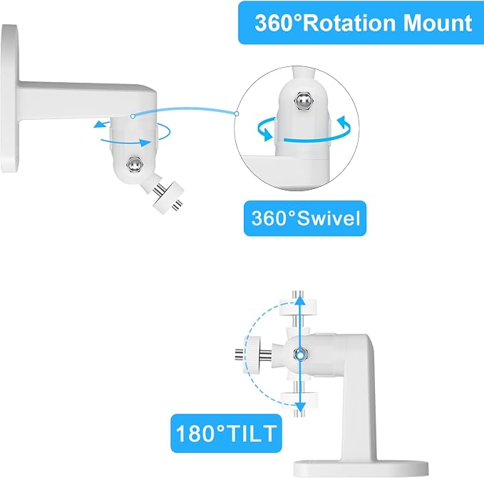 2Pack Adjustable Wall Mount for Arlo Essential 2K Indoor/Outdoor, for Arlo Pro - Image 3