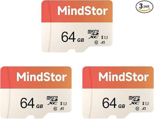 Micro SDXC 64GB Memory Card, MindStor 90MB/s Read Speed TF Card by Unknown