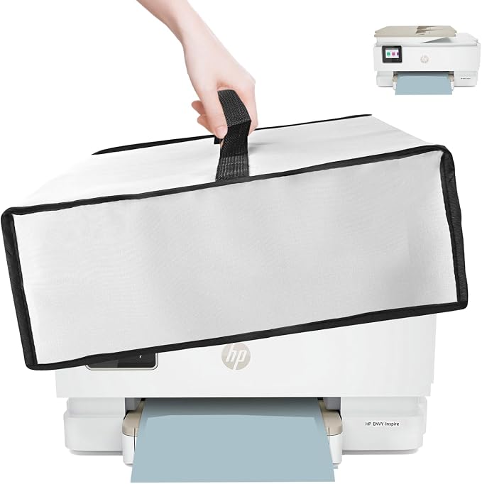 Printer Cover for HP Envy Inspire 7955e/7958e Inkjet Printer, Waterproof by NUENSS-ROR