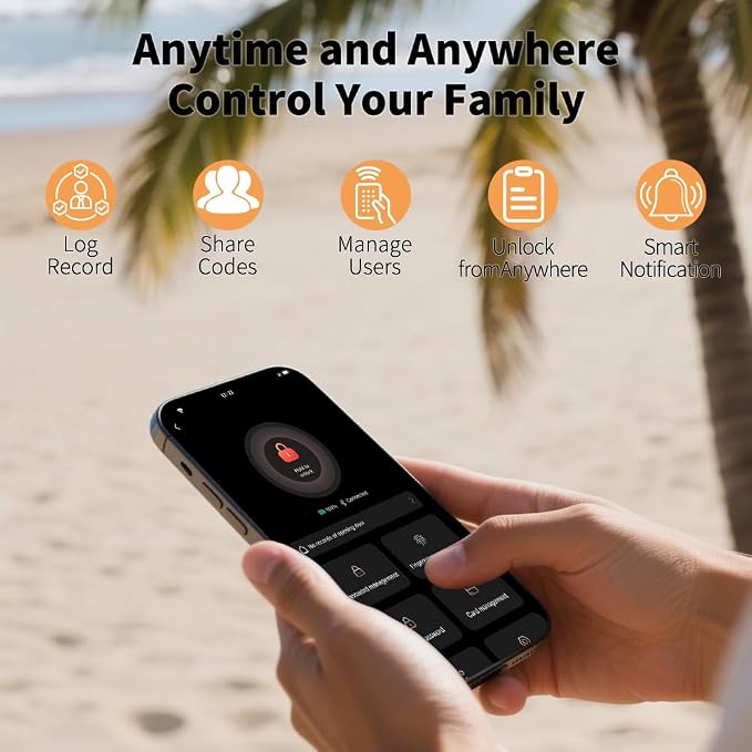 Smart Lock for Front Door, Keyless Entry Door Lock - Image 4