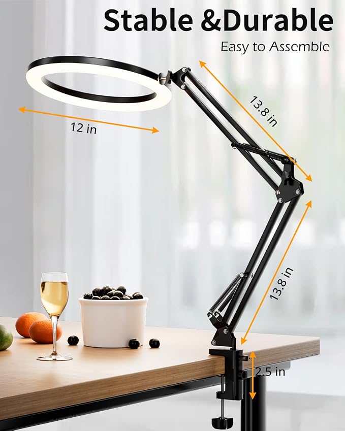 UBeesize 12’’ Overhead Ring Light - Image 4