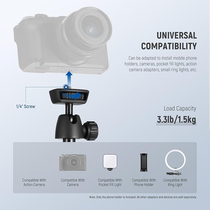 NEEWER Tripod for Cell Phone & Camera - Image 5