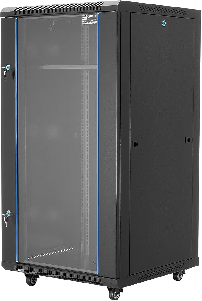 VEVOR 22U Server Rack Cabinet, Network Cabinet Wall Mount, 23.6 in Depth - Image 9