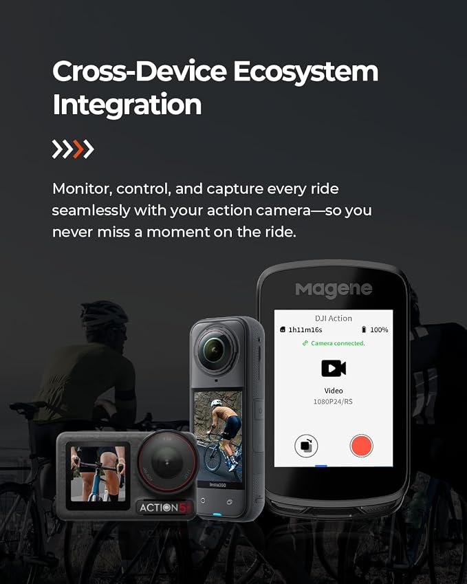 Magene C606 Pro GPS Bike Computer – 2.8" Transflective Touchscreen, 25Hr Battery - Image 9