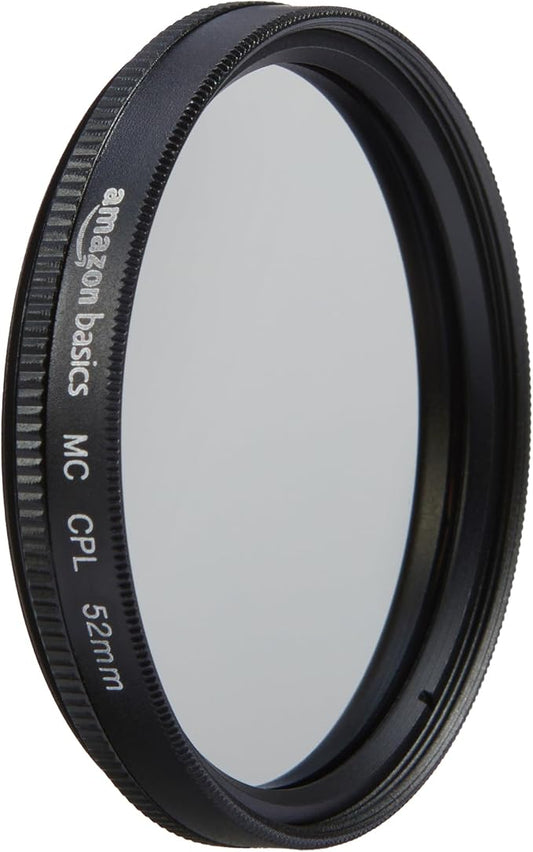 Amazon Basics Circular Polarizer Camera Lens Filter, 360° Rotatable Frame by AmazonBasics