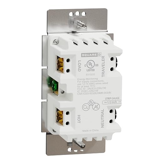 Square D by Schneider Electric X-Series Z-Wave Plus 3 Way Rocker Smart Light - Image 2