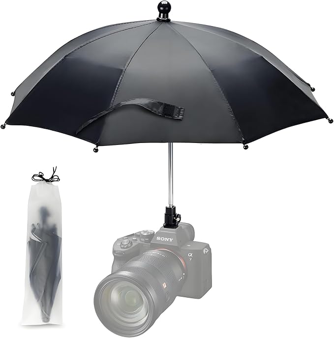 DSLR Mirrorless Camera Hot Shoe Umbrella Rain Cover Protector Sunshade by Unknown
