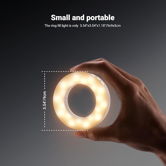 NEEWER Entry Level Version 3.74" Phone Selfie Ring Light Compatible - Image 6
