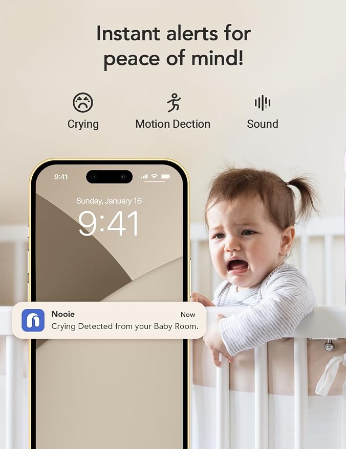 nooie 2K Smart WiFi Baby Monitor - Image 4