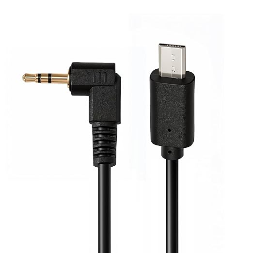 Shutter Release Cable for Sony FX2 FX30 ZV-1 A1 A9II A7S3 A7R5 A7M4 A6500 by Unknown