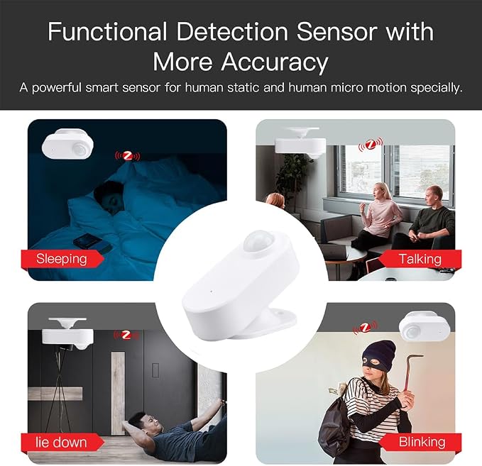 Presence Sensor Wireless, WenzhiIoT Smart Motion Sensor Zigbee 24 GHz Radar - Image 8