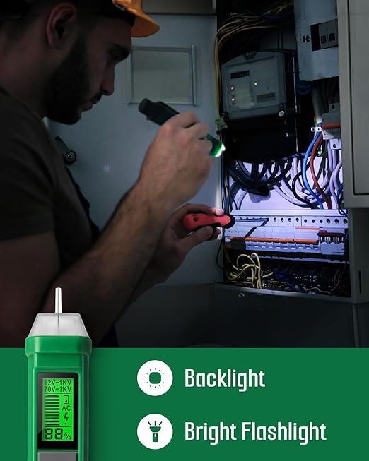 TESMEN Voltage Tester, TN-213 Non-Contact Voltage Detector, Electrical Tester - Image 6