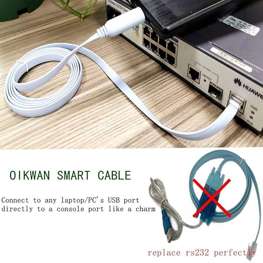 Console Cable USB to RJ45, USB Cable Compatible - Image 2