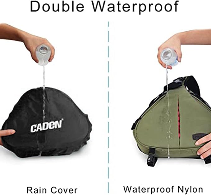 CADeN Camera Bag Sling Backpack Camera Case Waterproof - Image 5