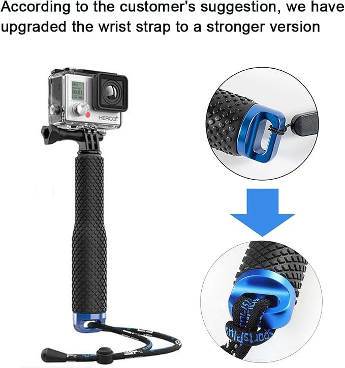 Selfie Stick Extendable Hand Grip Handheld Monopod Aluminum Telescopic Pole - Image 4