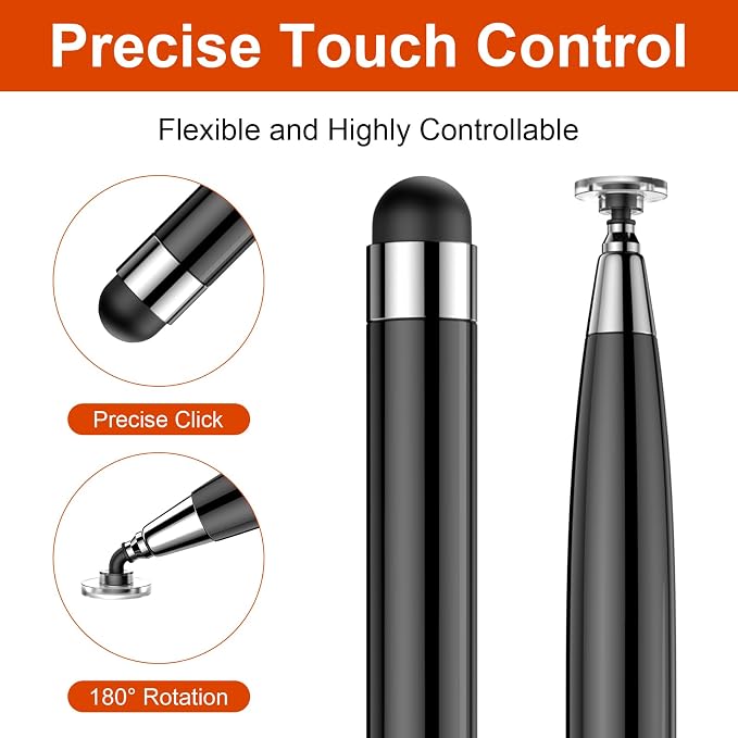20 Rubber Tips+10 Transparent Disc Tips, High Precision | High Sensitivity - Image 4