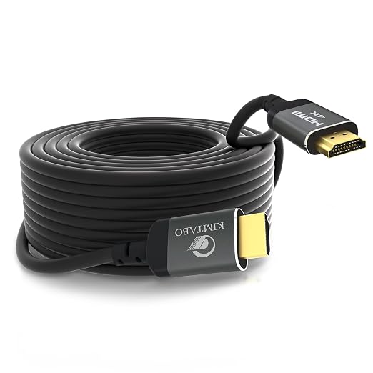 50ft HDMI Cable, Ultra High Speed Long HDMI Cables Support 4K 60Hz 2K 1080p 3D by KIMTABO