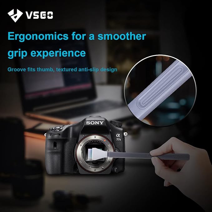 VSGO 12pcs APS-C Camera Sensor Cleaning Kit, Sensor Cleaning Swabs, Compatible - Image 6