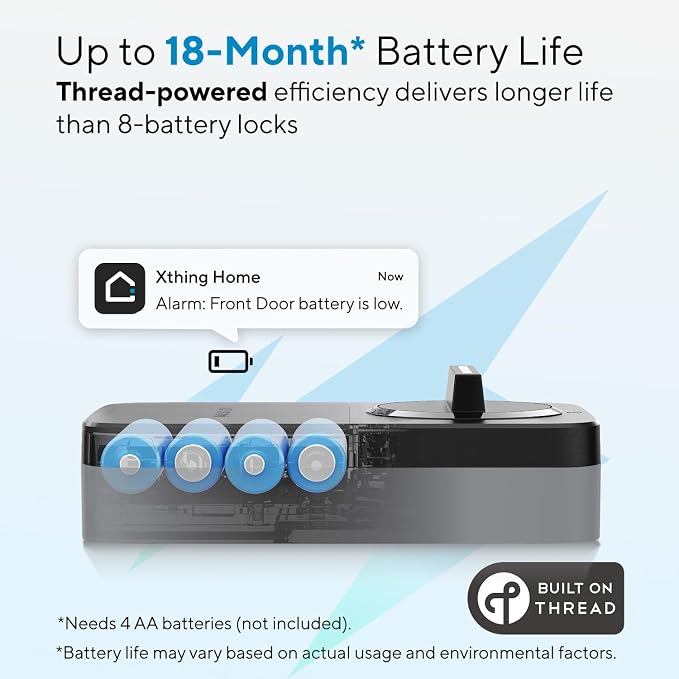 ULTRALOQ Bolt SE Smart Lock, Built-in Wi-Fi, Matter Over Thread, Works - Image 7