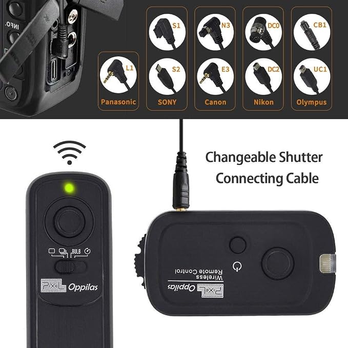Pixel 2.4GHz Digital Wireless Remote Shutter Release oppilas E3 - Image 5