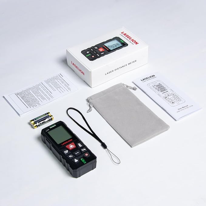 LT70 Laser Measure, 229ft/70m Laser Measurement Tool, - Image 9