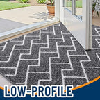 OLANLY Front Door Mat 40x32, Low-Profile Easy Clean Doormat - Image 3