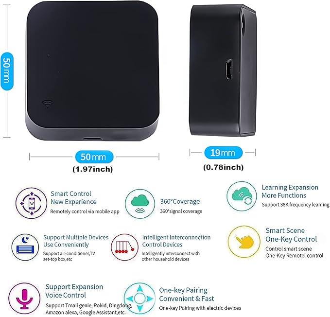 WiFi Smart Remote Controller Smart Home Infrared Universal Remote Blaster - Image 3