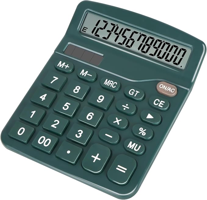 Dark Green Desktop Calculator by DANRONG