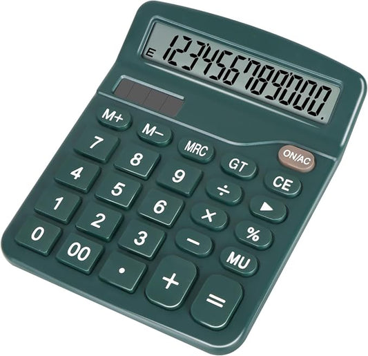 Dark Green Desktop Calculator by DANRONG