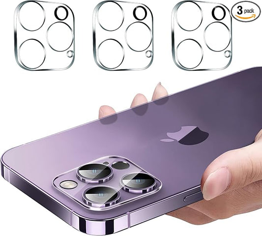 3PCS Rear Back Camera Lens Protector Tempered Glass by Hlija