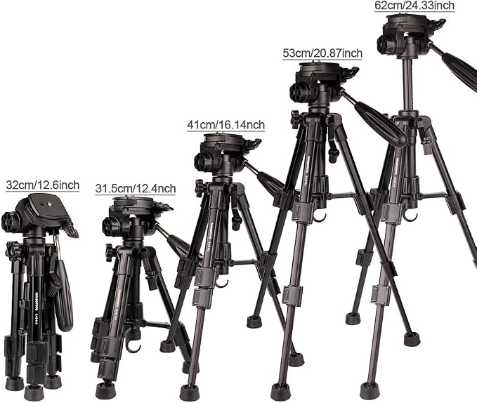 CAMBOFOTO 30"-Camera-Tripod, Porfessional Aluminum Heavy Duty Tripod Stand - Image 8