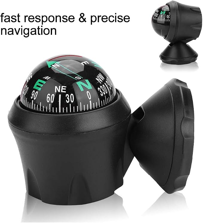 Car Compass, Night Vision Electronic Digital Compass, Direction Guidance - Image 9