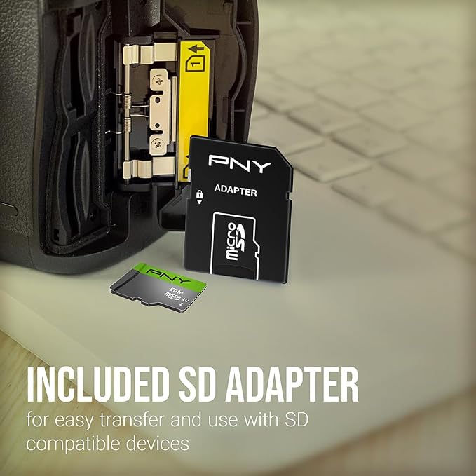 PNY 64GB Elite Class 10 U1 microSDXC Flash Memory Card - Image 6