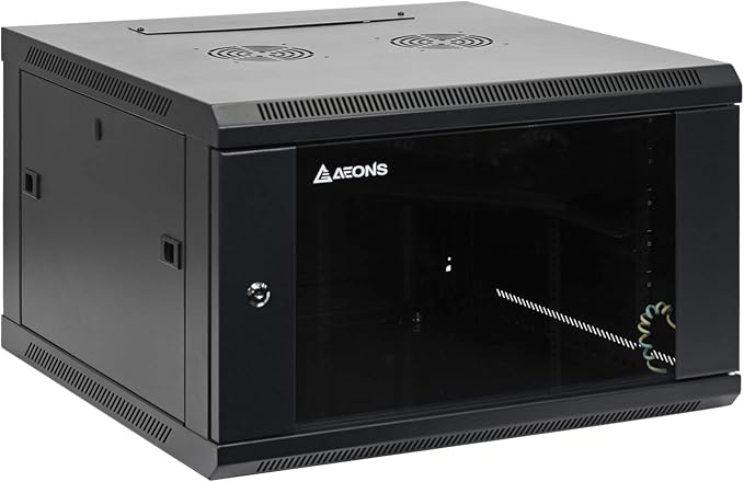 6U Professional Wall Mount Network Server Cabinet Enclosure 19-Inch Server by AEONS