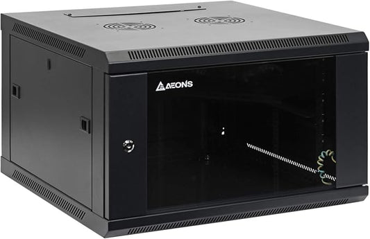 6U Professional Wall Mount Network Server Cabinet Enclosure 19-Inch Server by AEONS