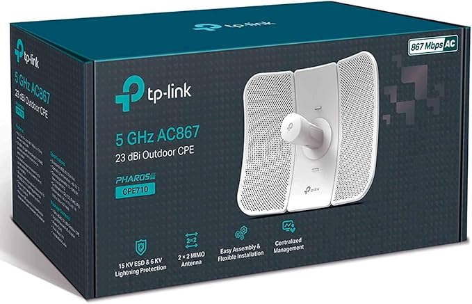 TP-Link CPE710 5GHz AC867 Long-Range Gigabit Outdoor CPE - Image 3