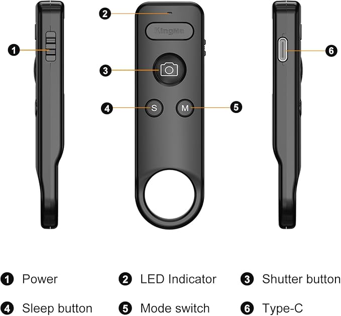 Camera Bluetooth Remote for Insta360 Wireless Remote Control Compatible - Image 7