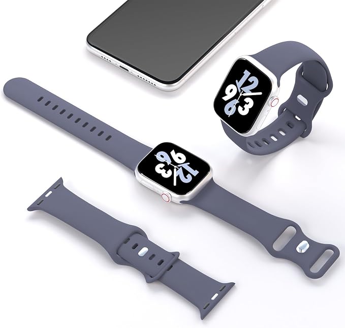 Sport Band Compatible with Apple Watch 38mm 40mm 41mm 42mm 44mm 45mm 46mm 49mm - Image 2